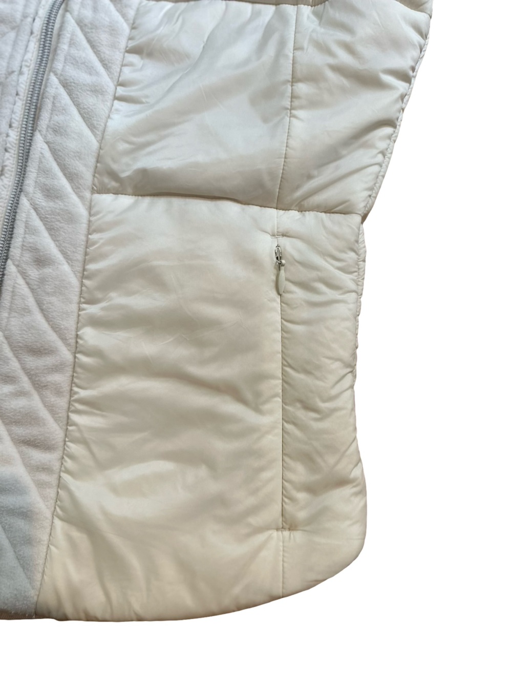 Lululemon St Moritz Jacket in Polar Cream Wond Water Resistant Fleece Sz 6 - Picture 4 of 11